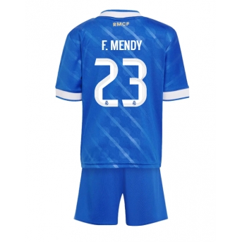 Billige Fotballdrakt Real Madrid Ferland Mendy #23 Replika Tredjedraktsett Barn 2025-26 Kortermet (med bukser)